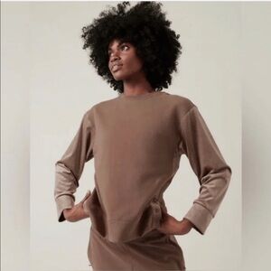 Athleta Retroplush Velvet Crewneck Sweatshirt